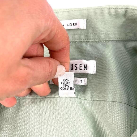 Green Button Down Shirt - Picture 7 of 10